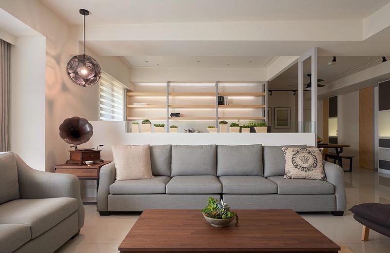 溫馨人文風尚 138平休閑現代三居